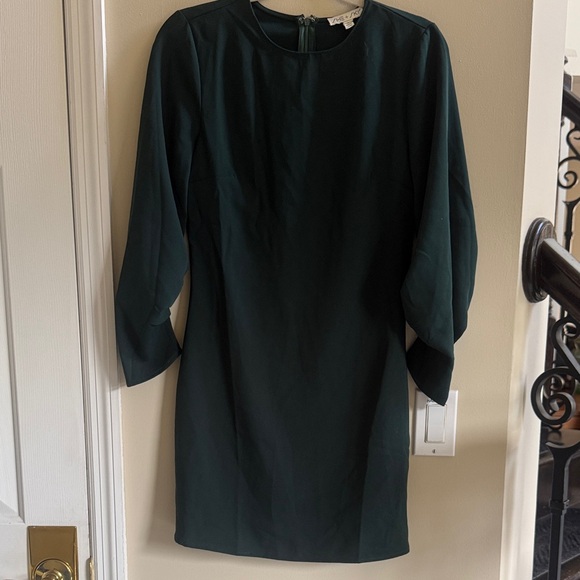 She + Sky Dresses & Skirts - She + Sky Forest Green Long Sleeve Dress